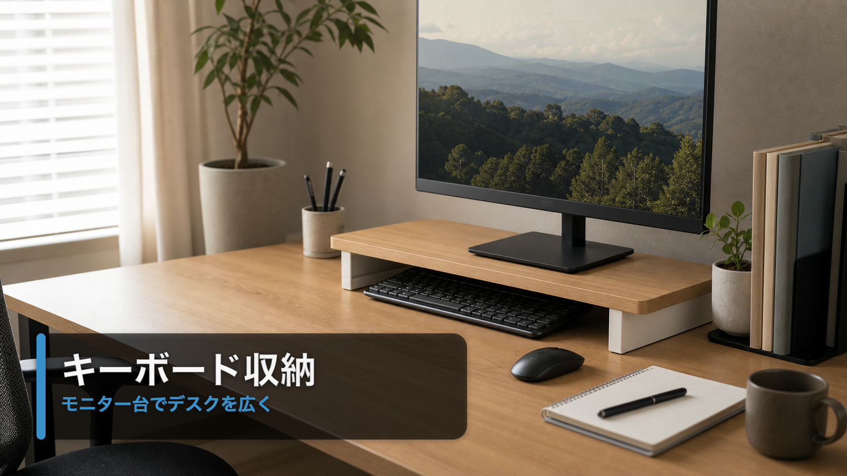 モニター台おすすめ4選：キーボード収納でデスクを広く使う選び方