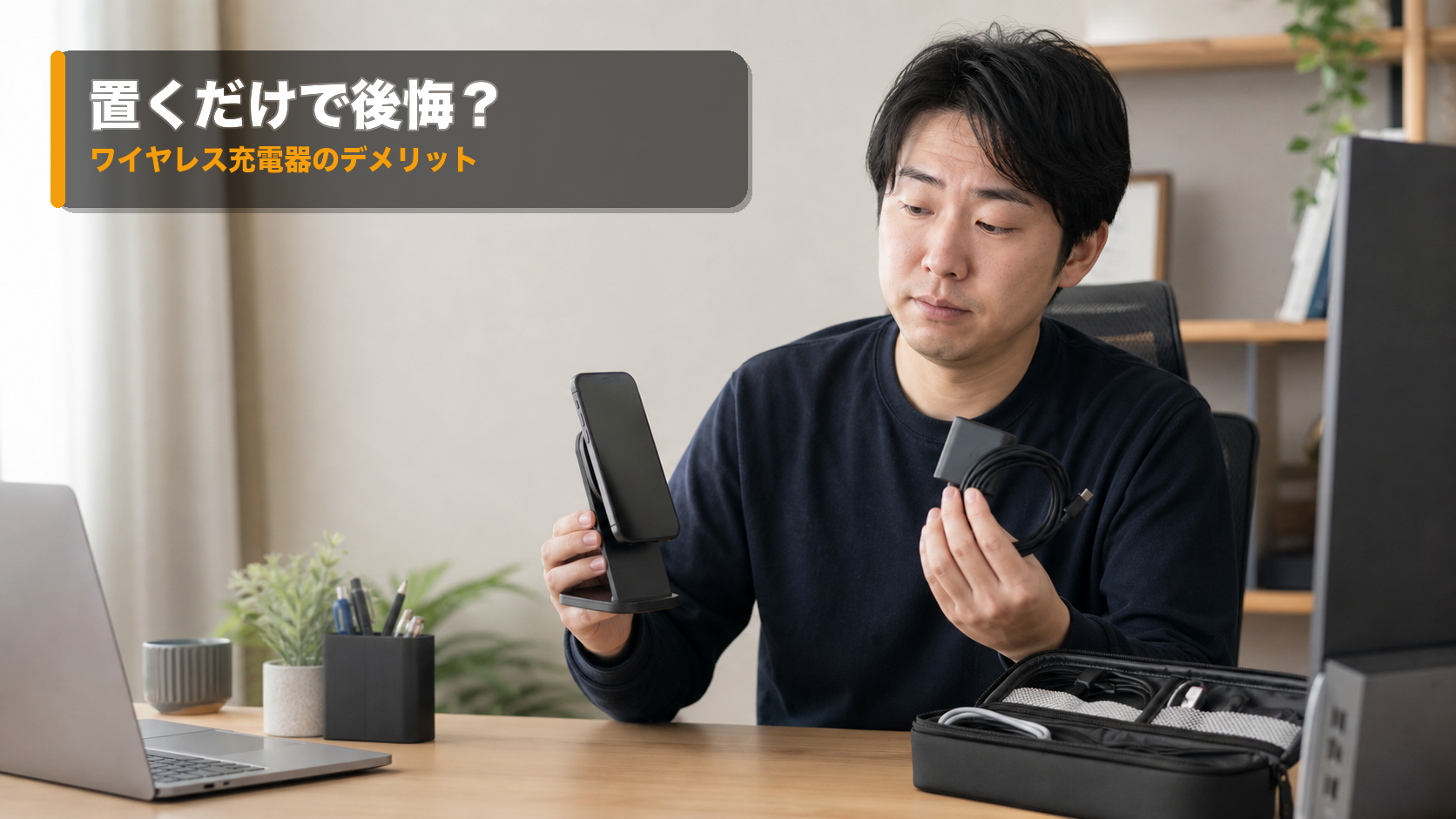 ワイヤレス充電器デメリットは？いらない人と後悔しない選び方